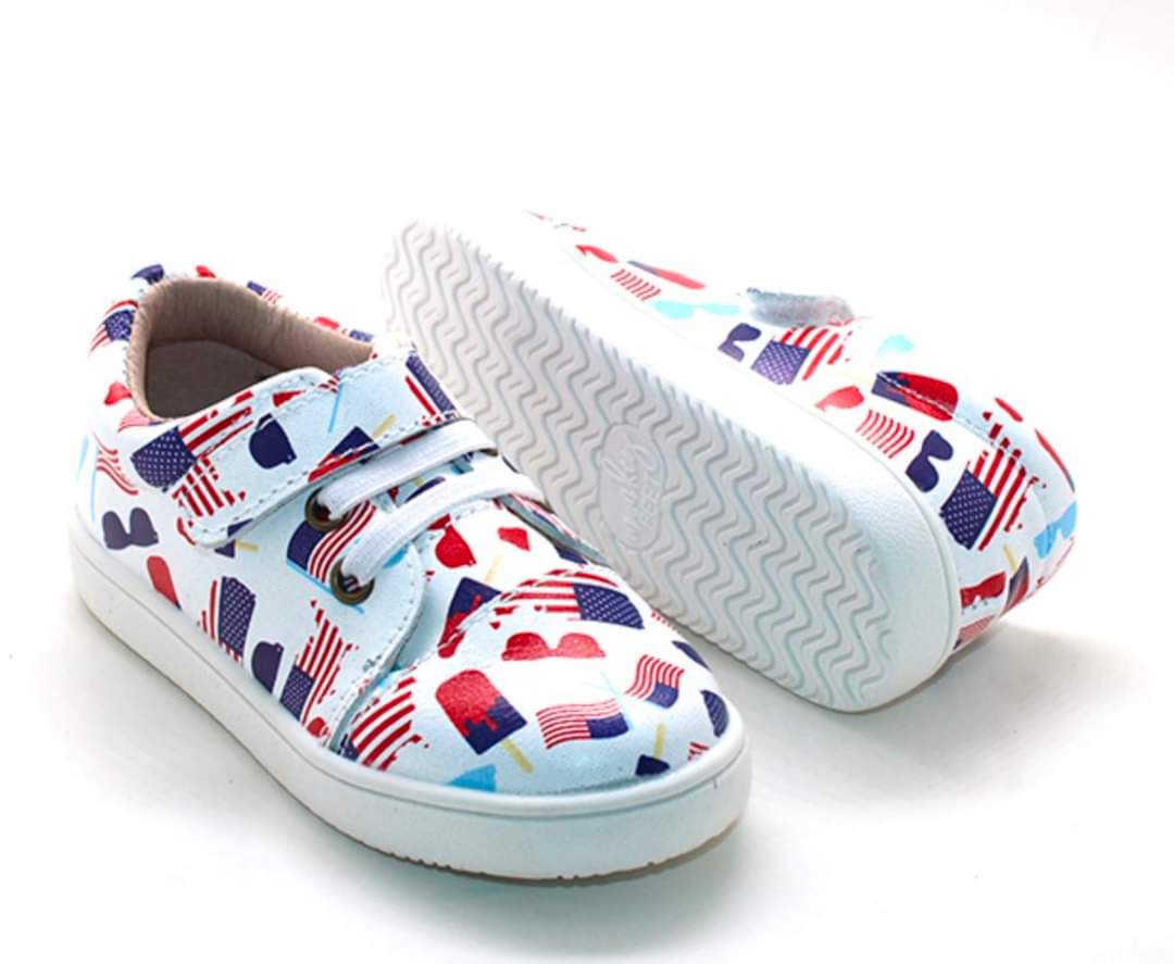 Patriotic Popsicle RWB Sneakers