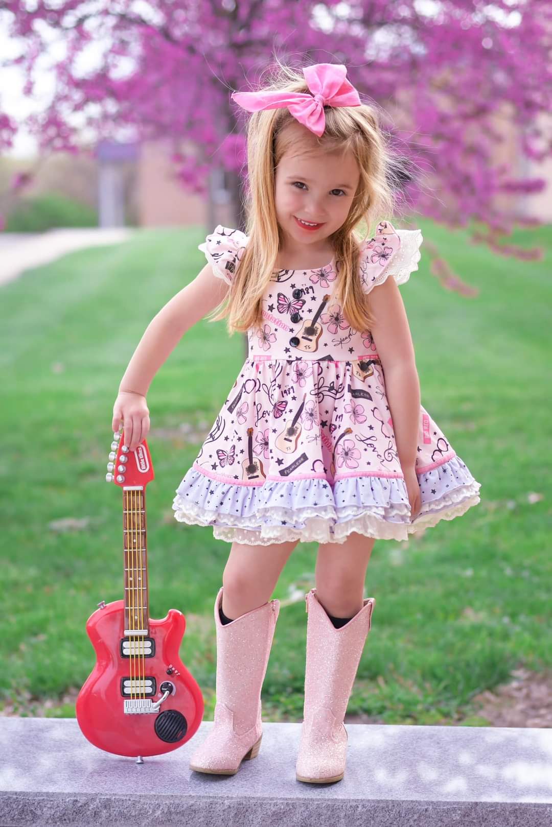 Taylor Glitter Cowgirl Boots