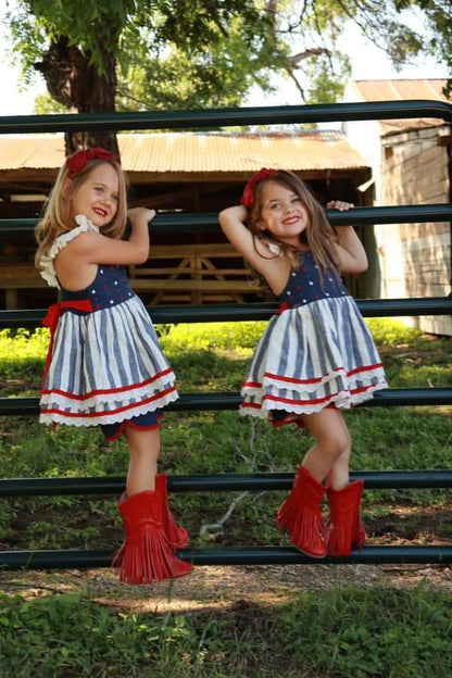 Jolene Fringe Leather Cowgirl Boots white - NEW STYLE