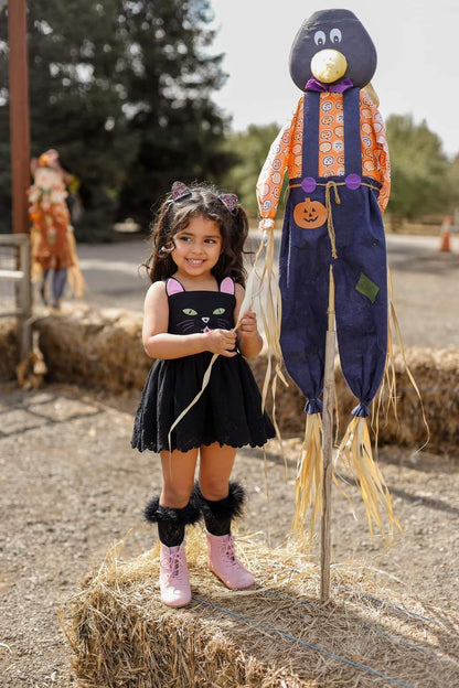 "Wild" lace fur socks