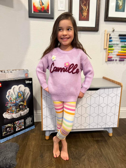 Personalized name sweater