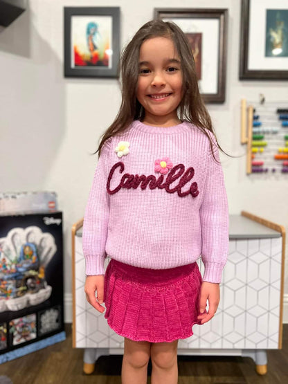 Personalized name sweater