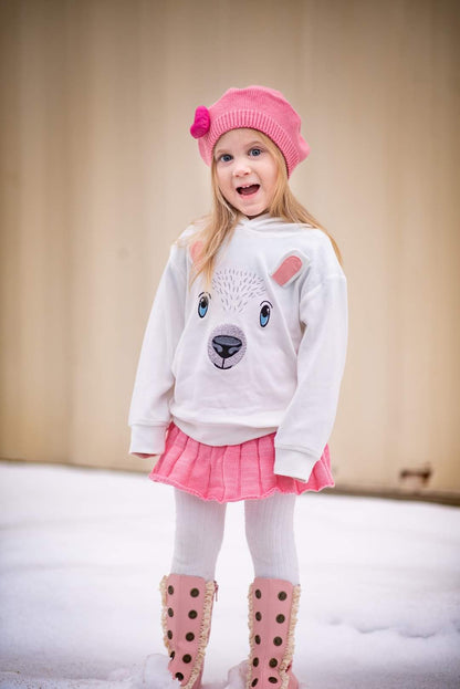 Amore heart contrast beret