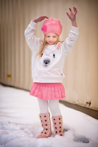 Amore heart contrast beret