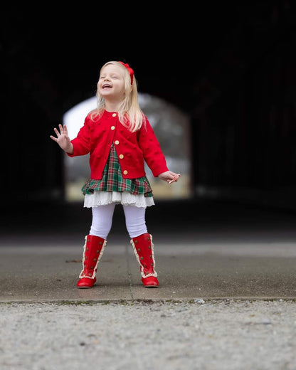 Analise Leather Button Boots ready to ship