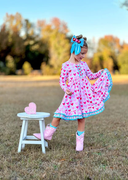 Amorita Heart Embroidered Western boots