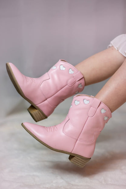 Amorita Heart Embroidered Western boots