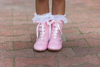 Esmeralda Spanish patent and suede boots