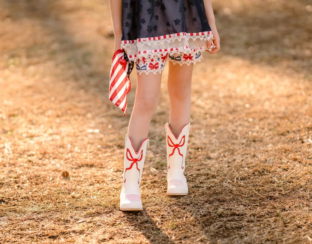 Put a bow on it cowgirl boots NEW STYLE