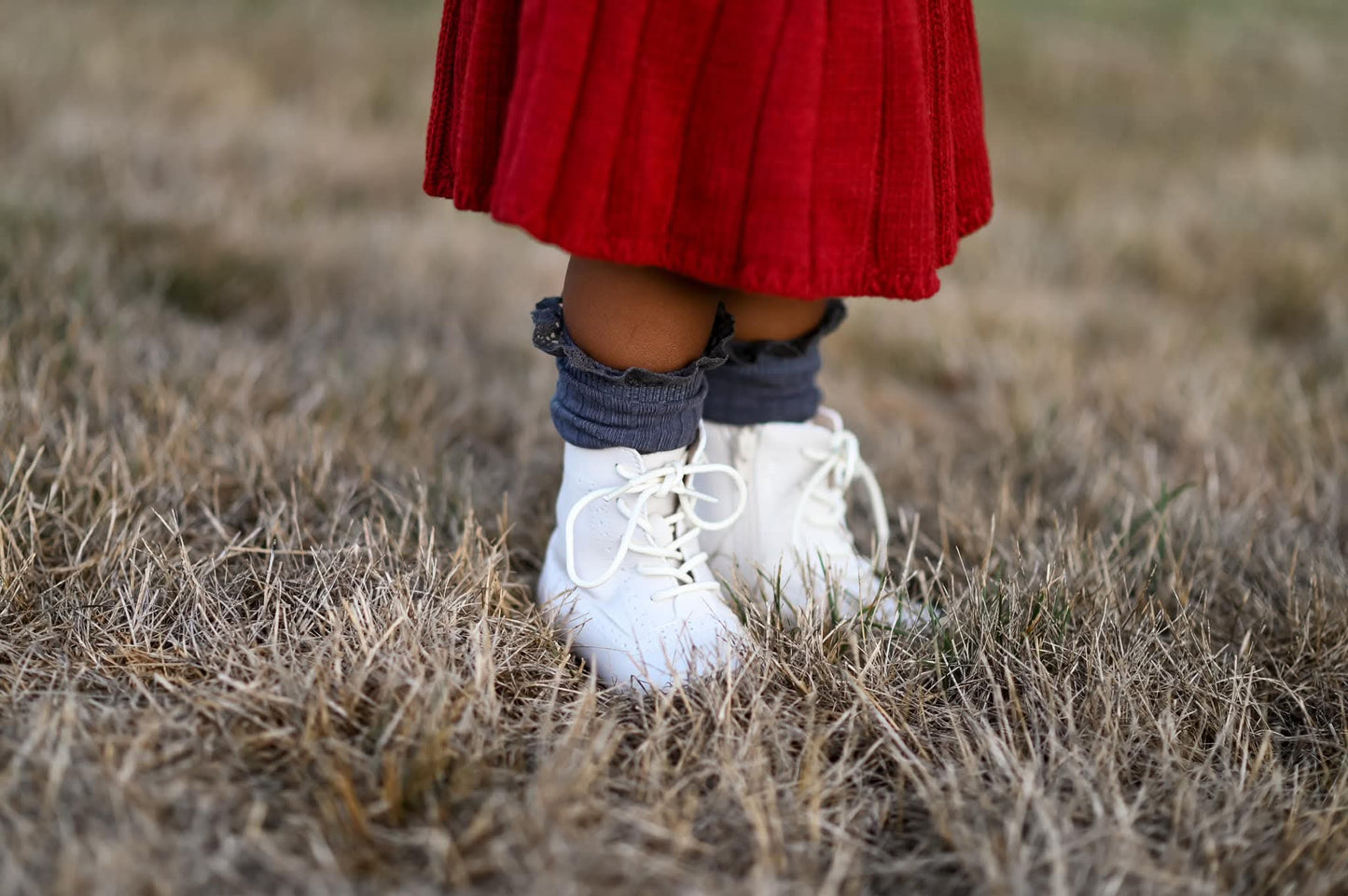 Fall lace top socks