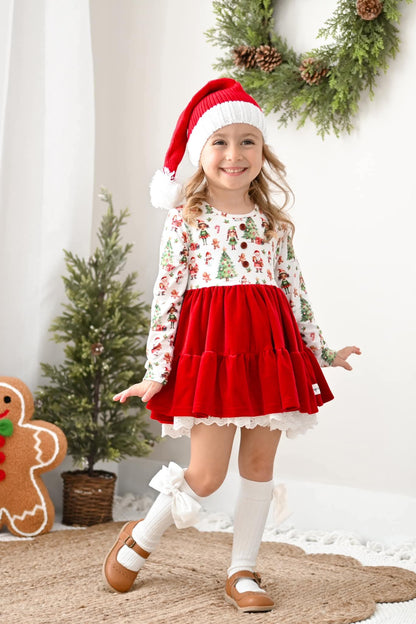 Knit Santa hat - family match