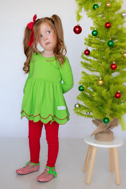 Candy Cane Cece shoes with interchangable bow