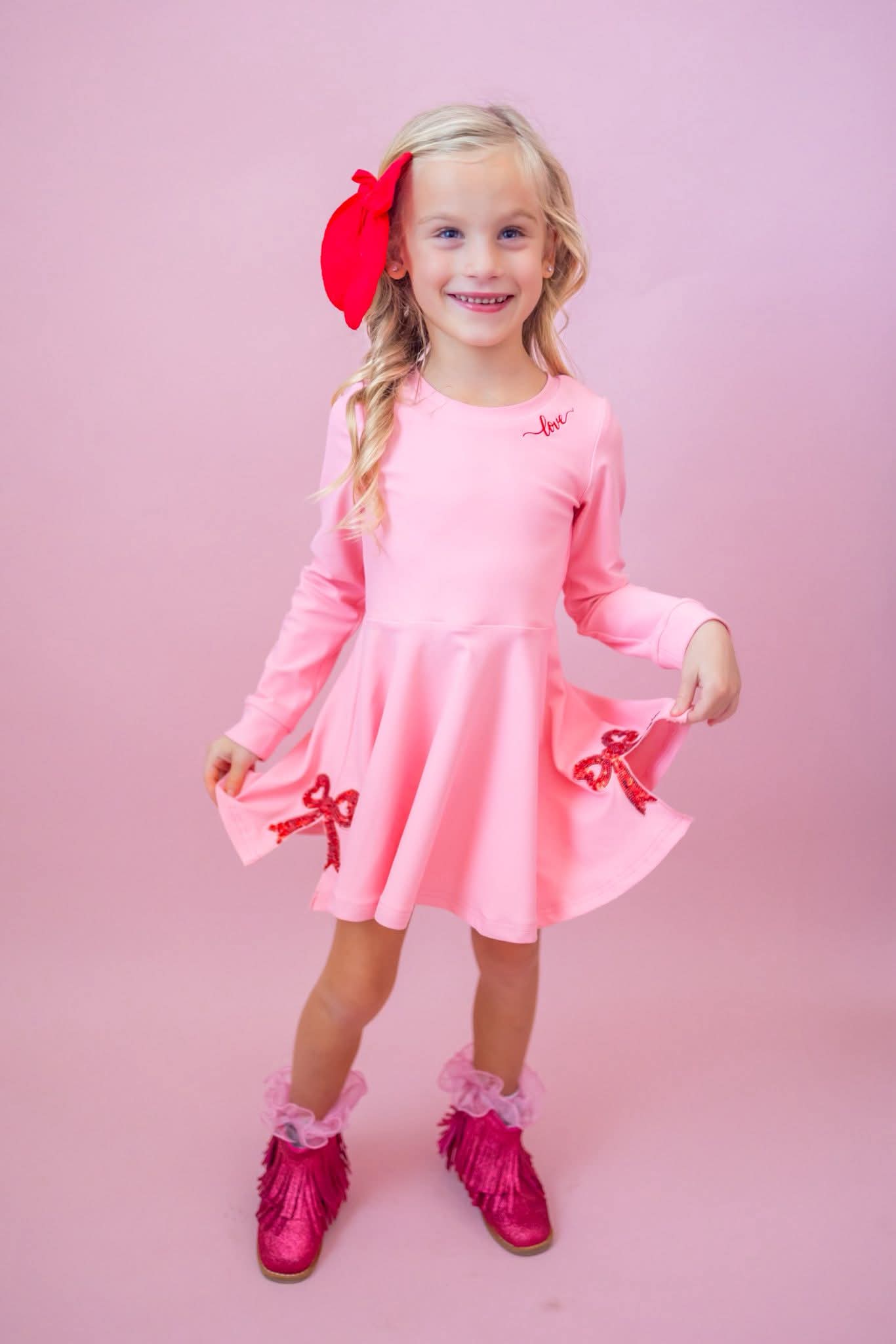 Clementine Fringe cowboy booties (glitter and solid)