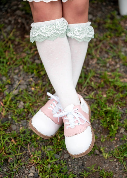 Saddle sweetheart girls vintage shoe