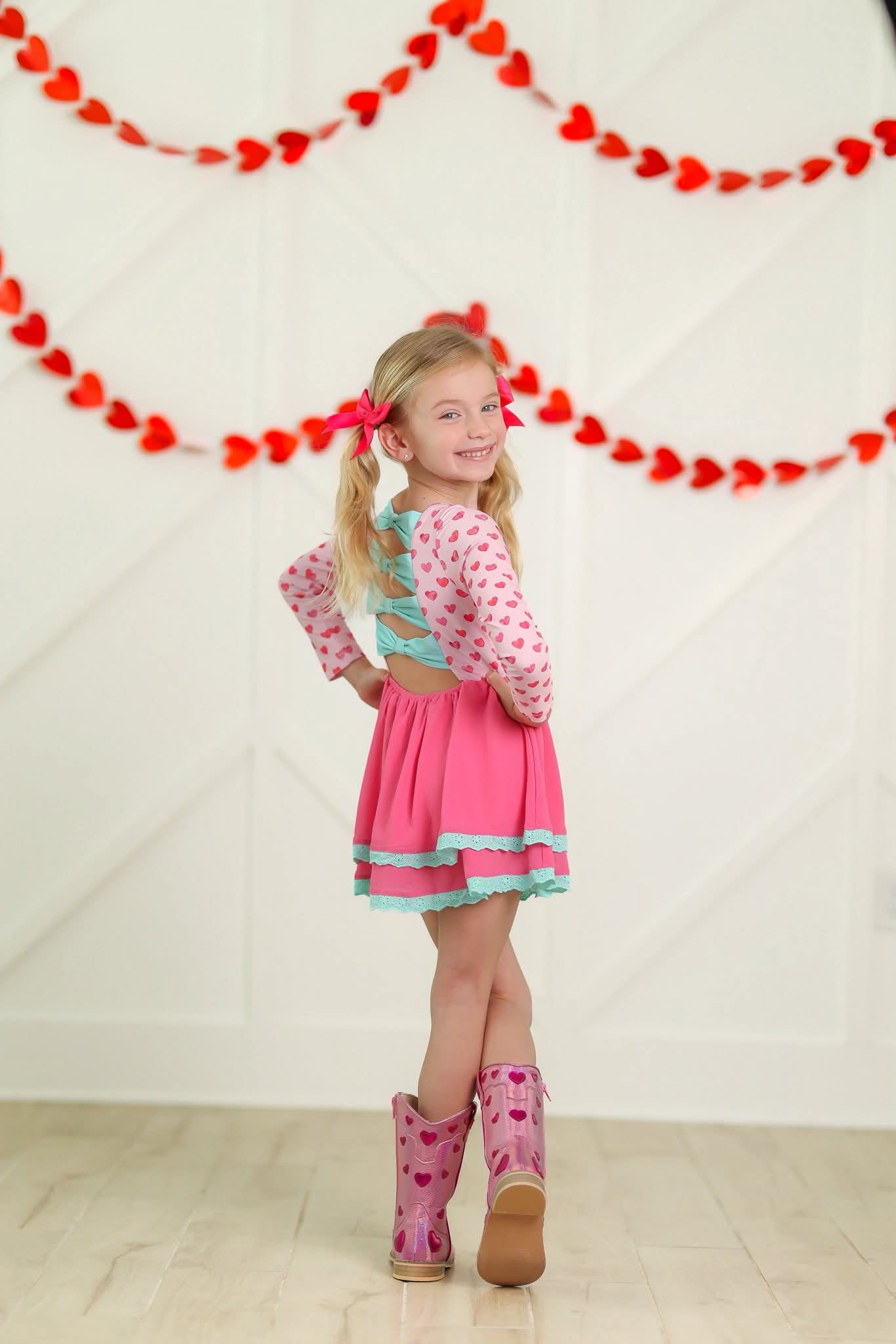 Love Story Embroidered heart cowboy boots