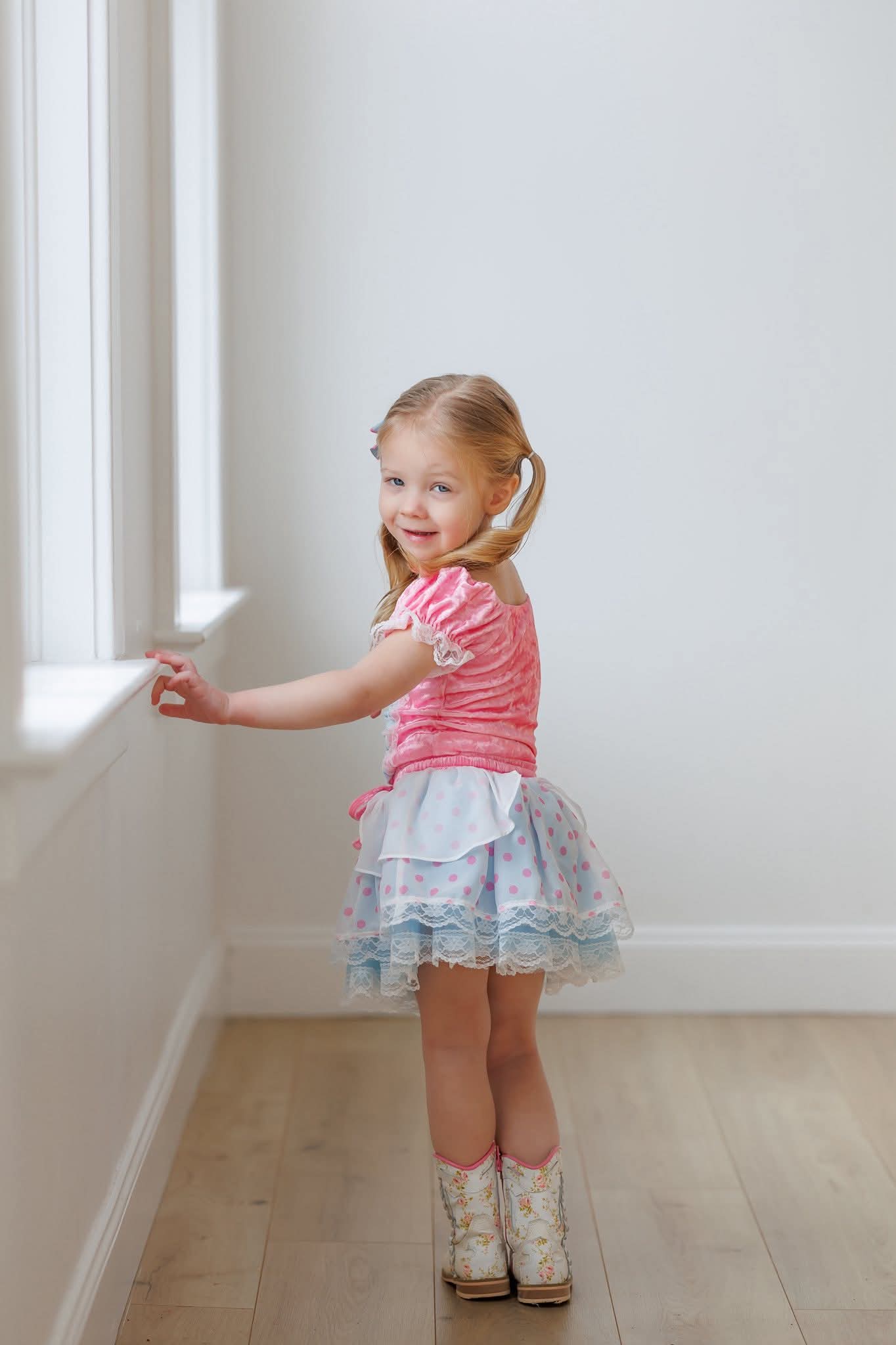 Braided floral cowboy boots - Kids and Adult