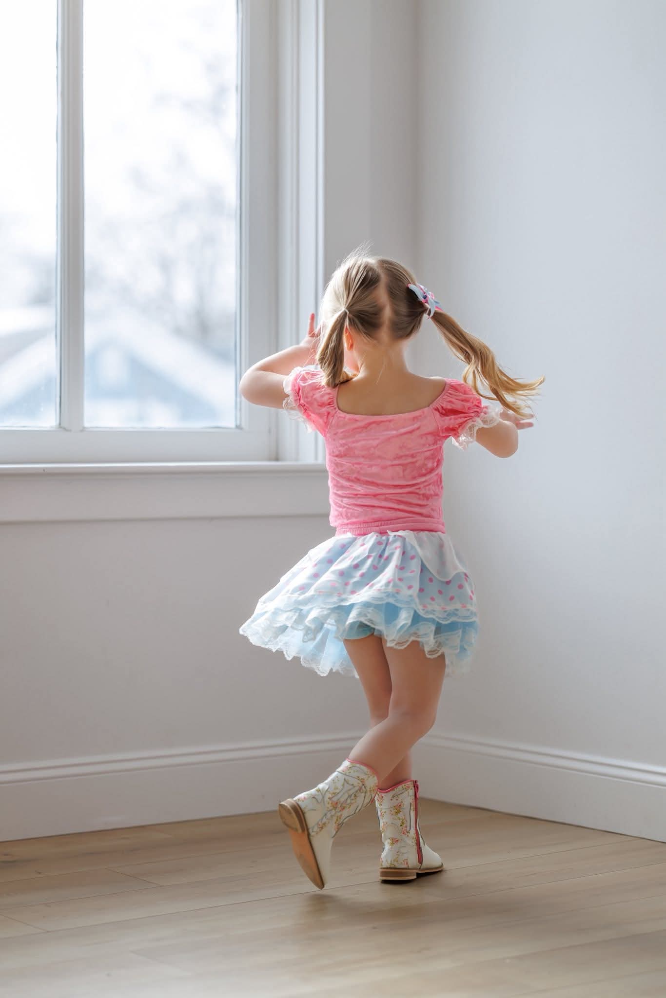 Braided floral cowboy boots - Kids and Adult