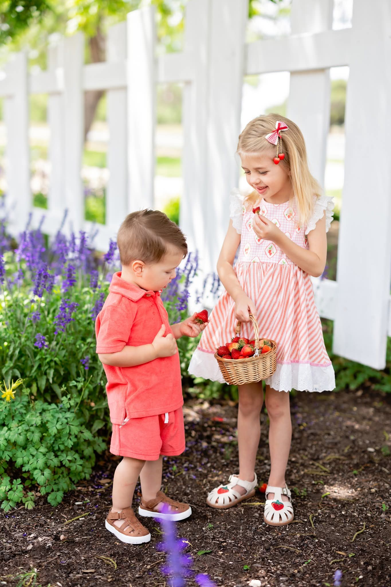 Strawberry sandals