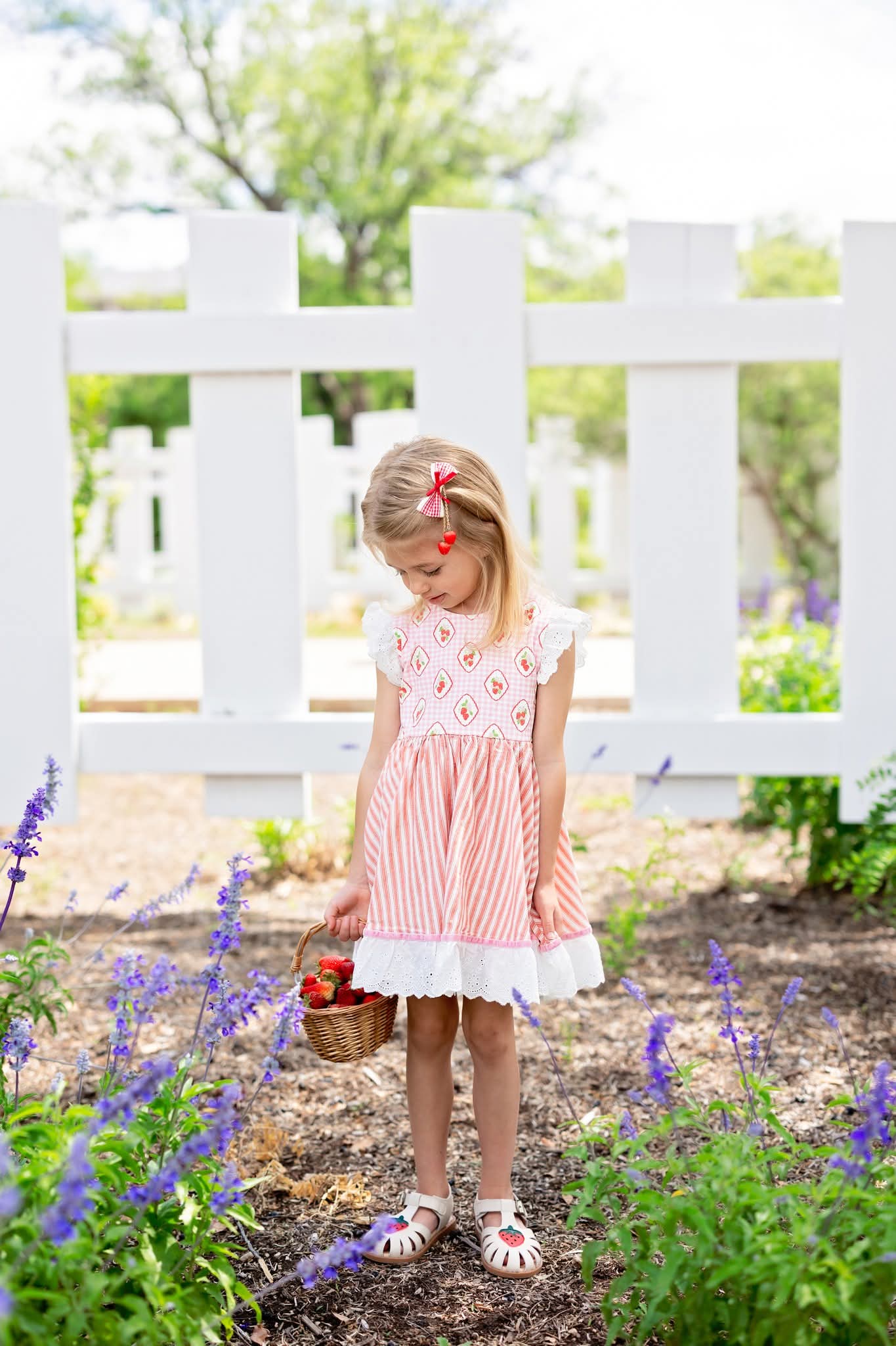 Strawberry sandals