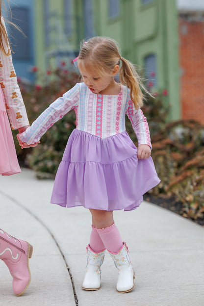 Braided floral cowboy boots - Kids and Adult
