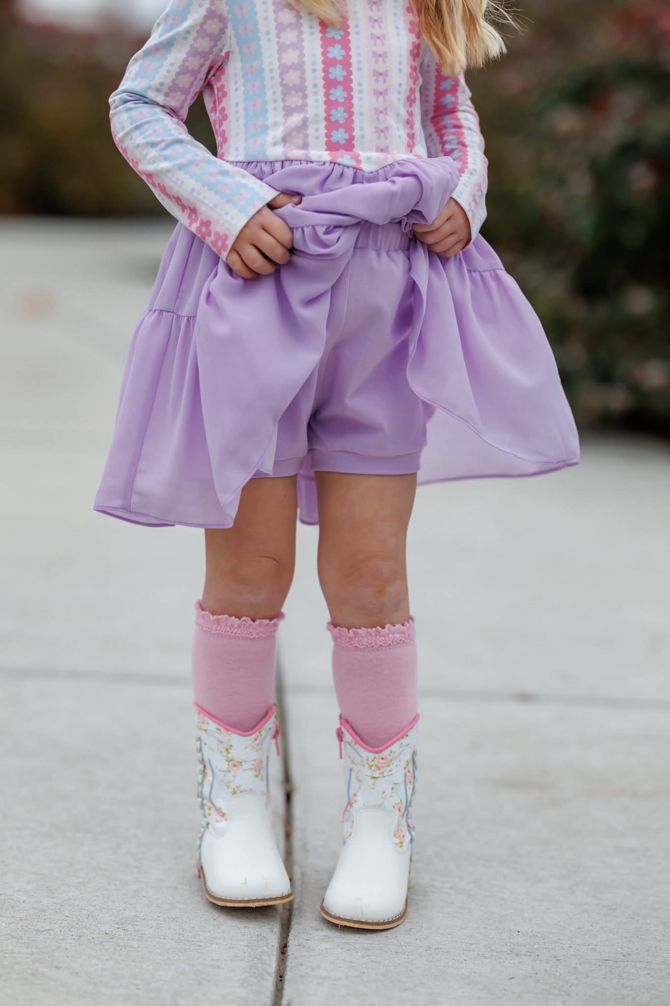 Braided floral cowboy boots - Kids and Adult