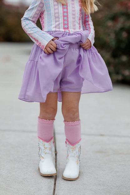 Braided floral cowboy boots - Kids and Adult
