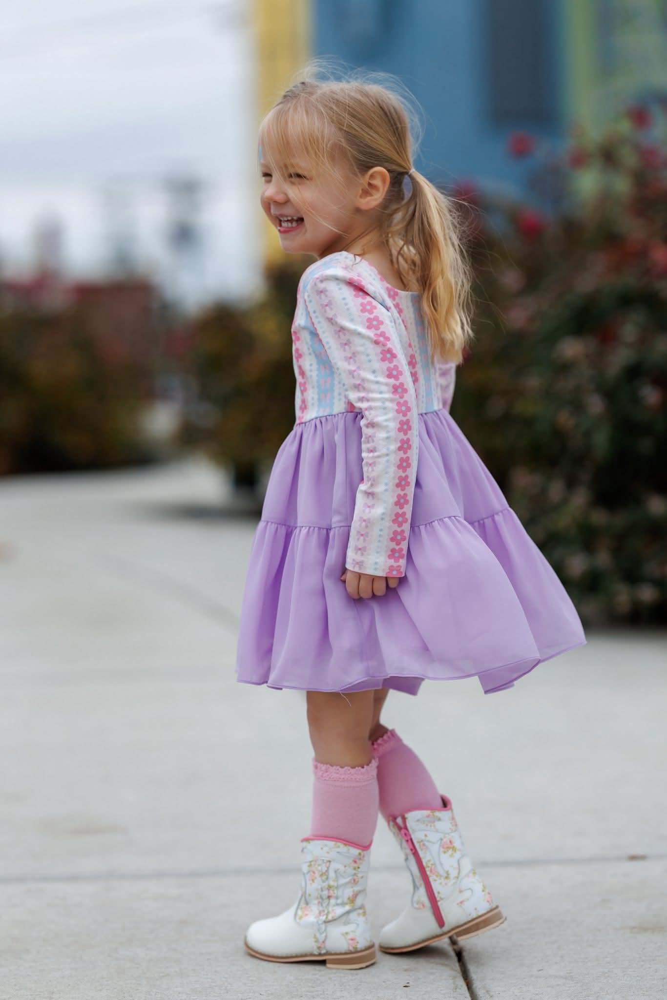 Braided floral cowboy boots - Kids and Adult