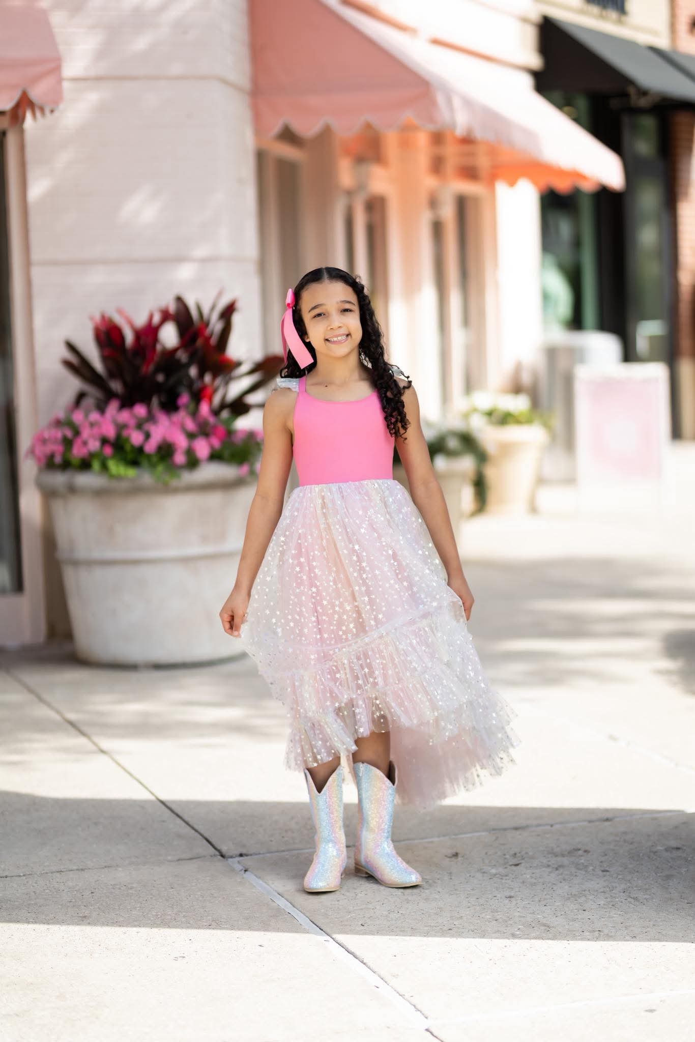Everything that glitters ombre pastel Boots - RUNS SMALL SIZE UP