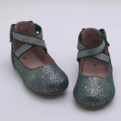 Abigale bow back ballet flats- Shimmer & Glitter
