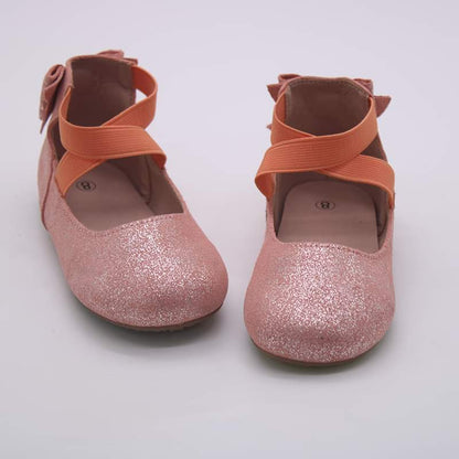 Abigale bow back ballet flats- Shimmer & Glitter
