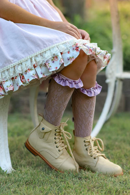 Bow lace stockings