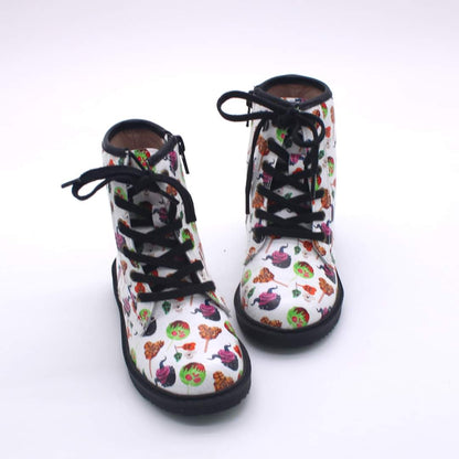 Halloween combat boots