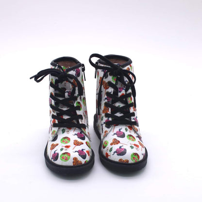 Halloween combat boots