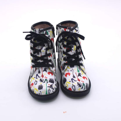 Halloween combat boots