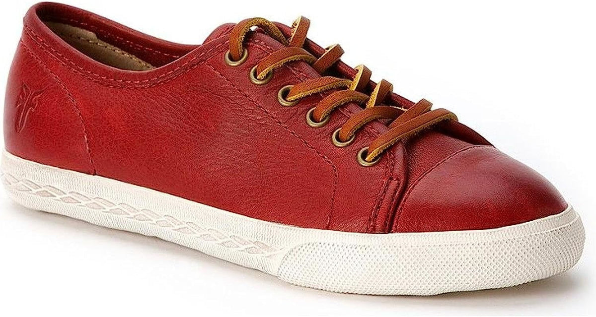 FRYE Boys' Chambers Low-Lace Shoes Red 2 D(M) US