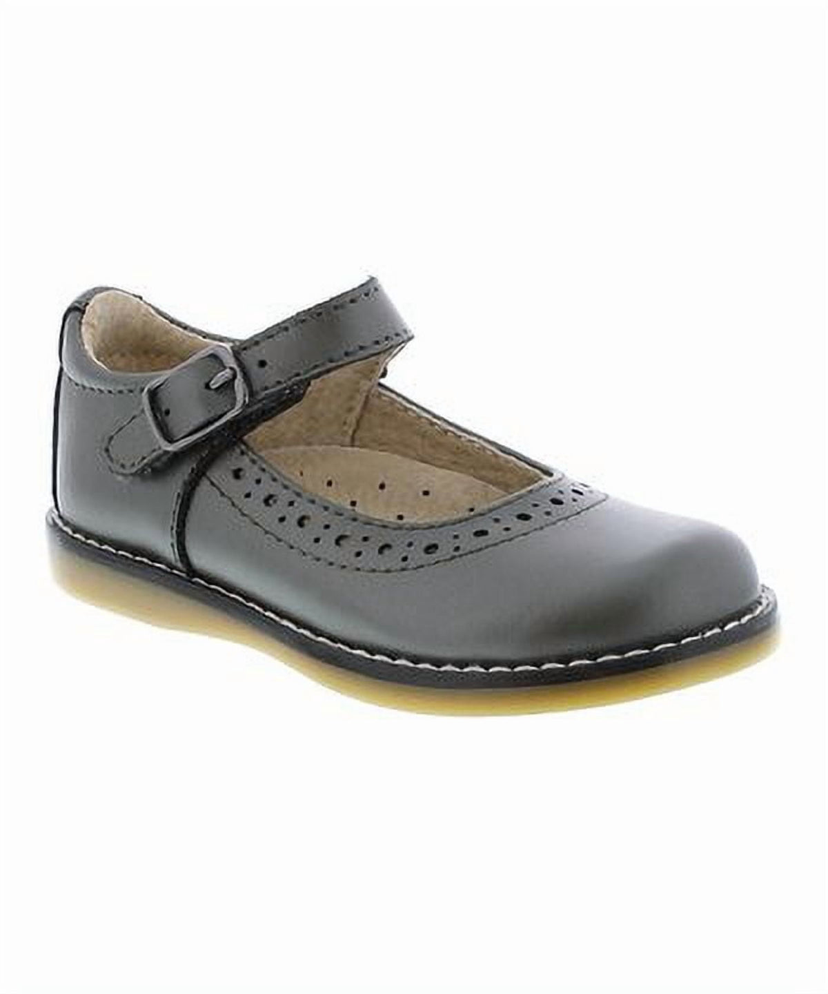 FootMates Girl's Shoes Heather InfantToddler (Pewter Metallic) Girl's Shoes 3.5