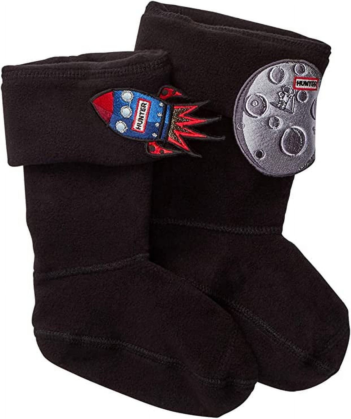 Hunter Original Kids' Spaceship Boot Socks Black Large