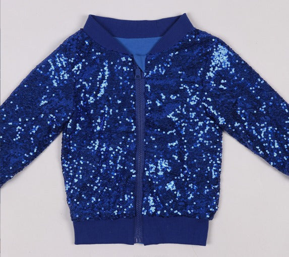 Pop star sequin bling jacket - solid & rainbow