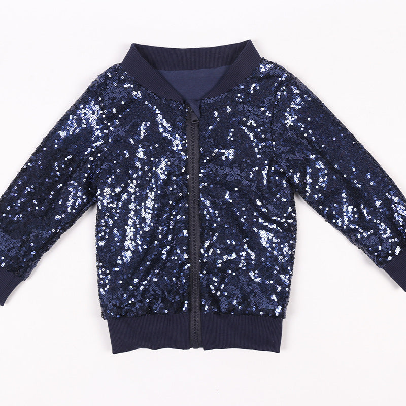 Pop star sequin bling jacket - solid & rainbow