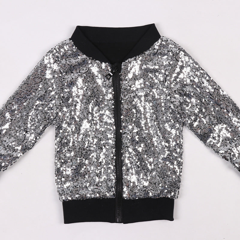 Pop star sequin bling jacket - solid & rainbow