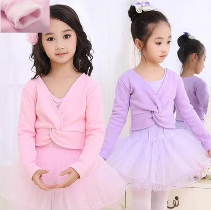 Ballet dance crop sweater pullover (fleece lined)