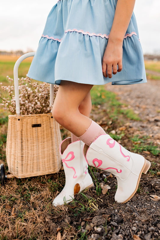 Put a bow on it cowgirl boots NEW STYLE