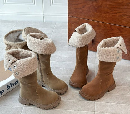 Alpine Sherpa foldover boots
