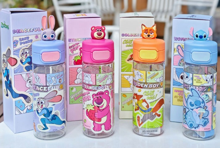 Character-Inspired 3D Topper Water Bottles