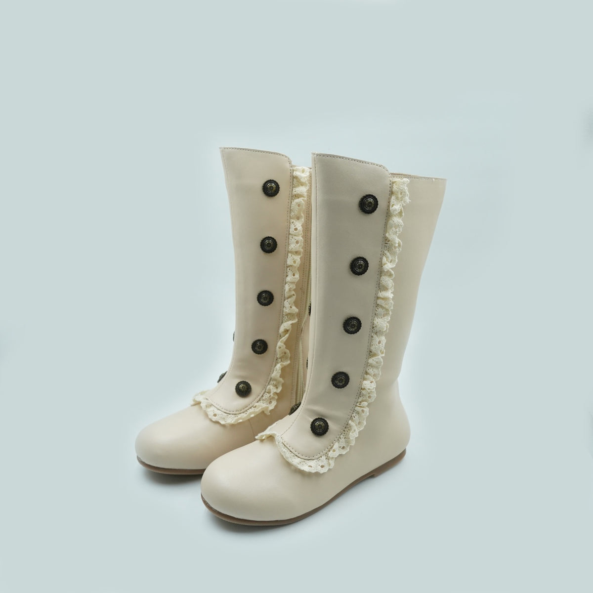 Analise Leather Button Boots