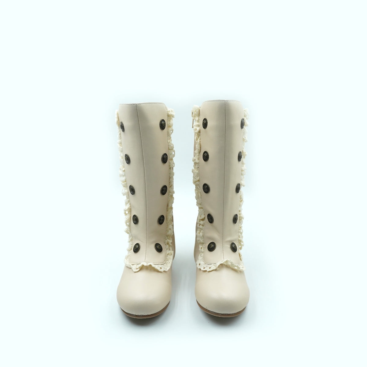 Analise Leather Button Boots