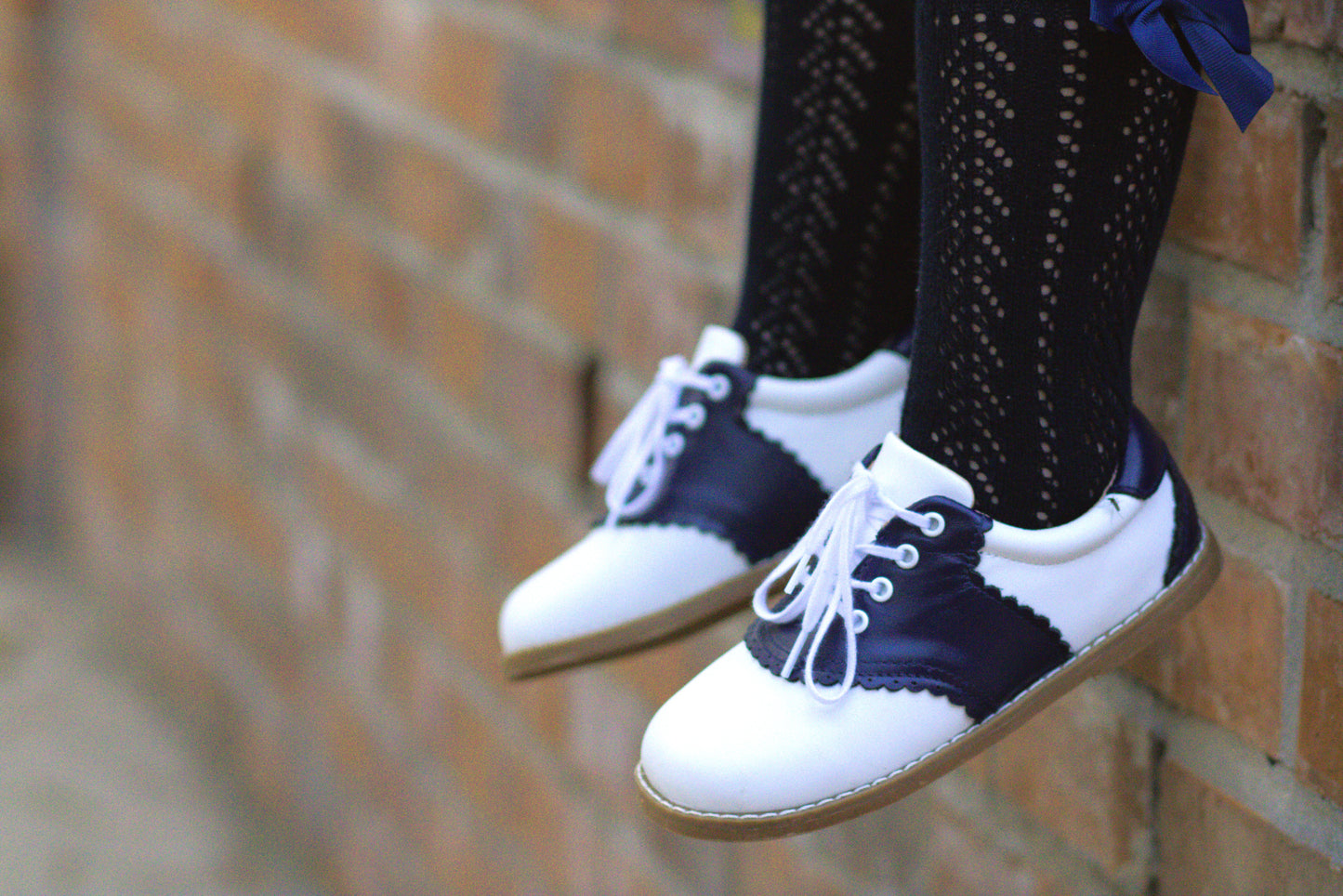 Saddle sweetheart girls vintage shoe
