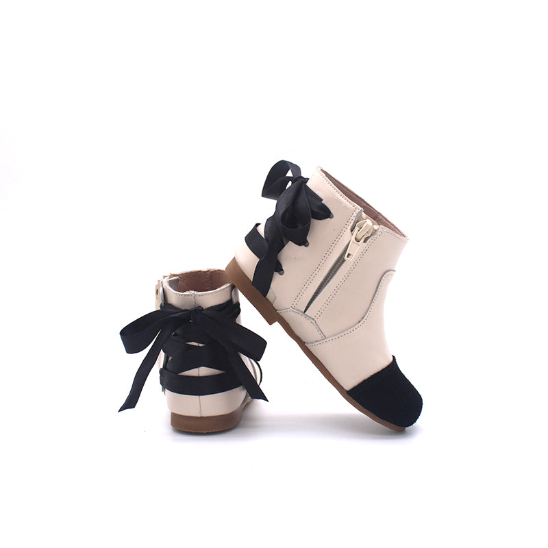 Marie ribbon ankle boot