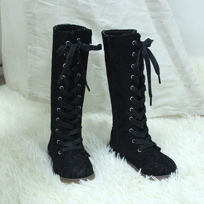 Luxe Tall Lace Boots - ready to ship