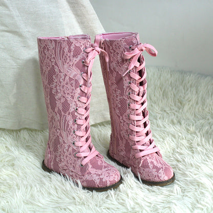 Luxe Tall Lace Boots - ready to ship
